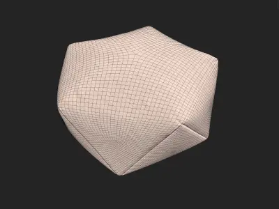 Cushion M01 Low-poly 3D model