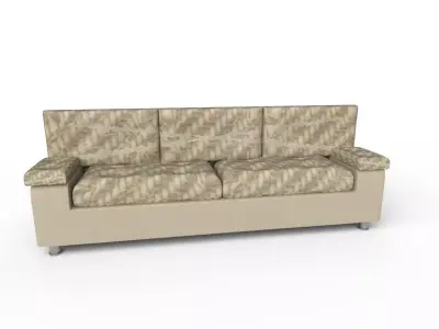 realistic sofa 3D couch 3D model