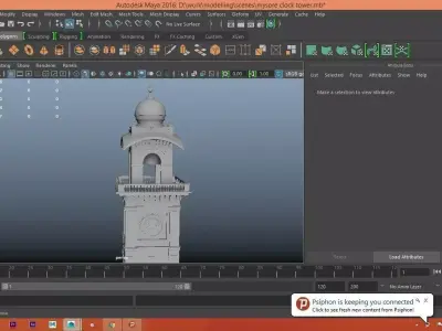 mysore clock tower 3D model