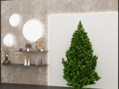 Christmas decor 3D model