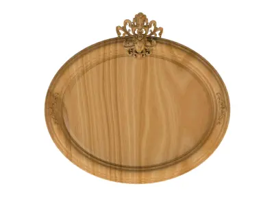 Carved picture frame STL 3D model get