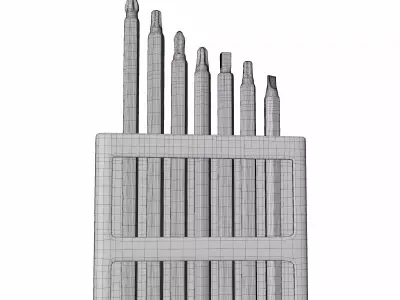 Screwdriver Bit Set 3D model