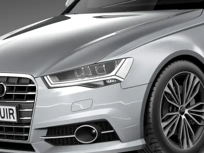 Audi A6 Avant 2015 3D model