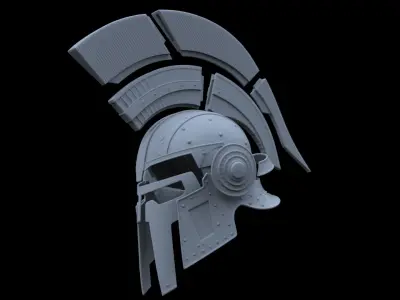 Spartan Helmet G2 3D print model