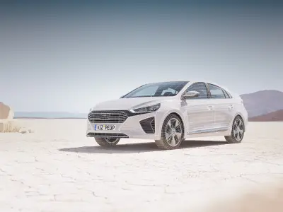 Mid size sedan 3D model