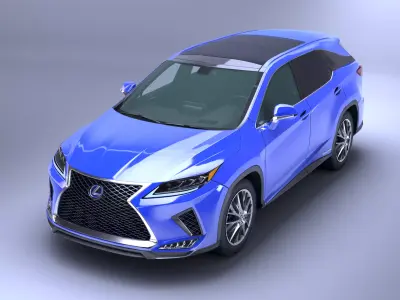 Lexus RX450h 2022 3D model