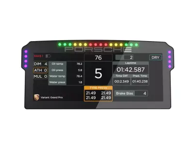 GRID PORSCHE DISPLAY 3D model