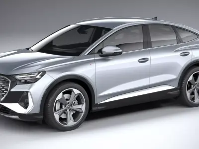 Audi Q4 Sportback e-tron 2022 3D model