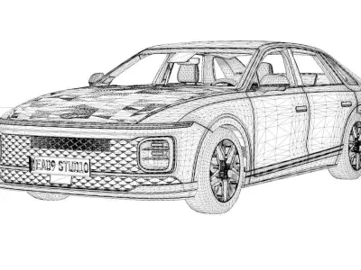 2024  Hyundai Grandeur 3D model