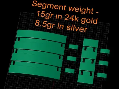 Bracelet - 1 - 3D print model