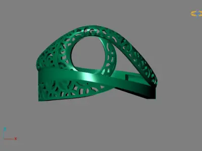 Fancy Womens Rings Plain Rings Ready STL 3DM Models Rings 3D print model shop