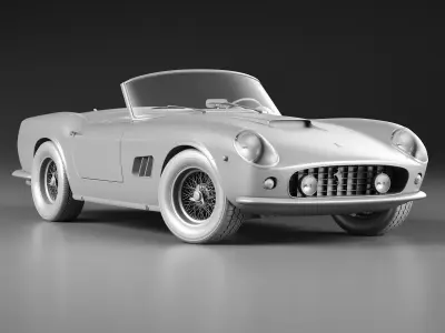 Ferrari 250gt California 3D model