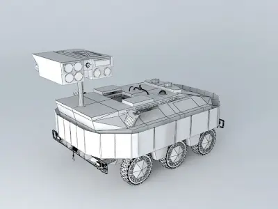 ARGO DEFENCE INDUSTRIES ADI  JLTV Scorpion MK 1 w wire cage a... 3D model