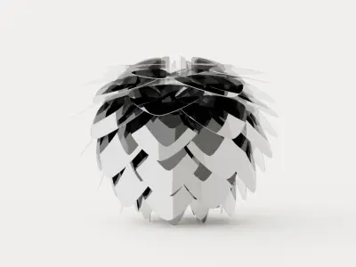 Silvia Lamp Low-poly 3D model