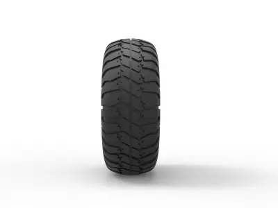  Offroad wheel 9 3D print model