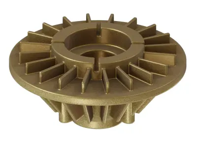 Brass Engine Cooling Fan Clutch 3D model