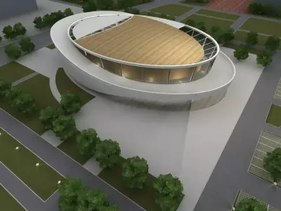 Stadium - Sport Arena 3D model