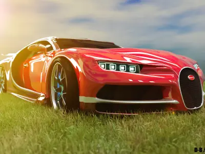 Bugatti Car Model 3D model