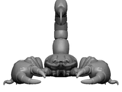 scorpion pendant 3D print model