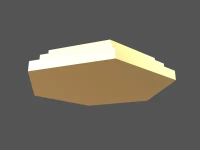 Podium Stage v3 003 Low-poly 3D model