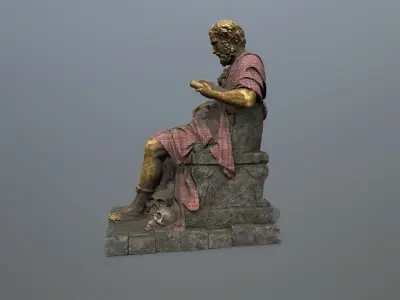 statue 1 Low-poly 3D model