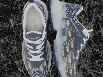 CHRISTIAN DIOR 3D SHOES 3D model