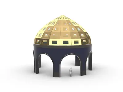 Dome Temple v2 3D model