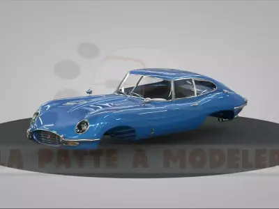 Jaguar E-Type LPAM 3D model