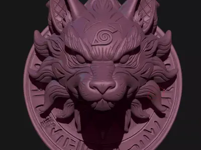 wolf scultpture 3D print model purchase