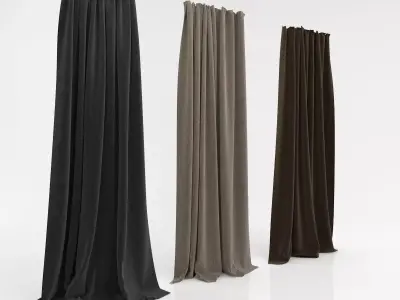 Three Curtains 20 3D model