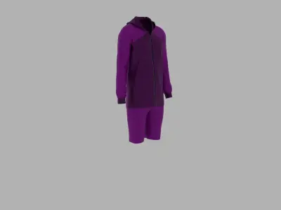 Sport Suit Low-poly 3D model 43