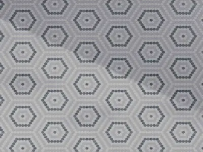 Tile Mosaic Artistic Riverside Drive Hex - Set 29  Texture