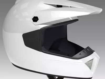 Generic Motocross Helmet 3D model