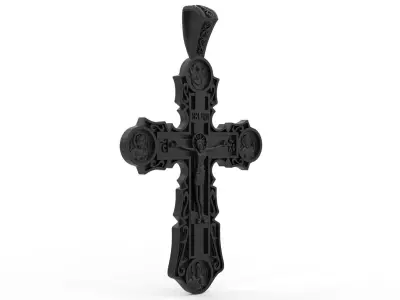 Jesus Cross 02 3D print model