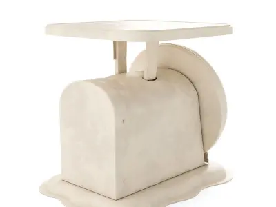 Vintage American Family Scale 3D model