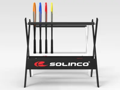 Tennis Racket Stand 3D model