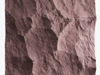 318-RockPanel sandstone wall texture 3D model