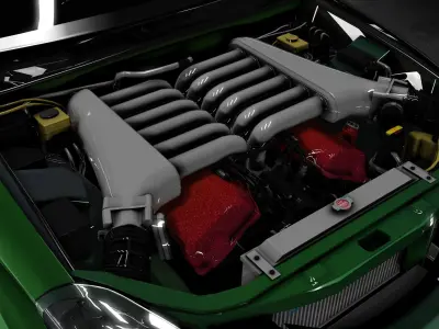 Toyota Verossa VR25 1GZ-FE  3D model