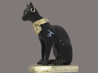Egyptian Cat 3D print model