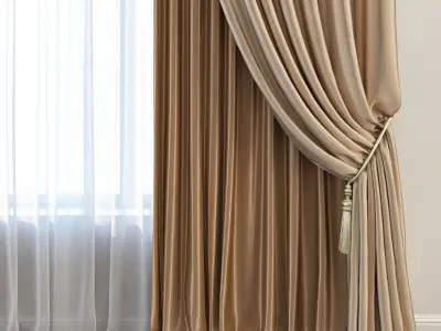 Set 06 Curtain 3D model