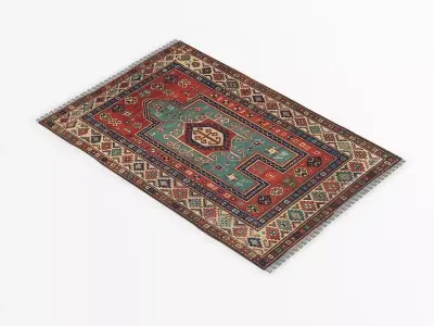 Carpet 3 afghan rug 3D model