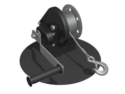 WINCH CAR for SUVs and ATV R3 3D model