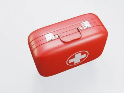 First aid kit  3D model