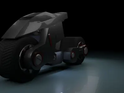Stealth cycle 3D model