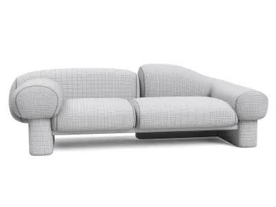 Raphael Navot The Overlay sofa Low-poly 3D model
