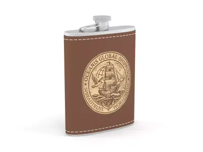 Personalized Flask Set 3D model