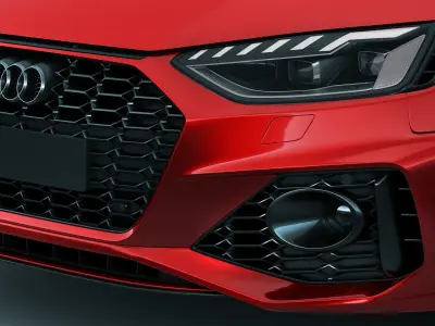 Audi RS4 Avant 2020 3D model