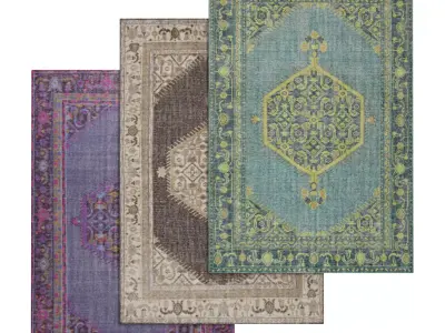 Rug Set 1015 3D model
