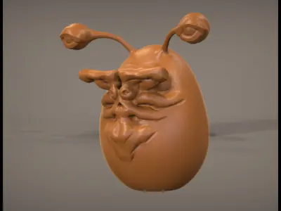 Alien Egg 3D print model