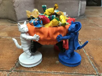 The Great Pumking Dance Candy Dispenser 3D print model